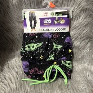 Briefly Stated Pajama Jogger Pants Women's Size Small (4-6)‎ Star Wars Pajamas